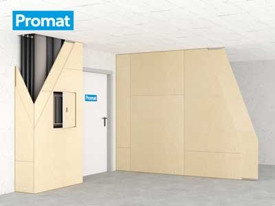 Cloisons coupe-feu Promat